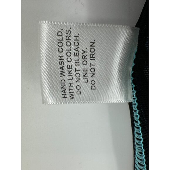 Spanx Assets By Sara Blakely Blue Paisley Halter One Piece Swimsuit Size Small - Picture 11 of 11